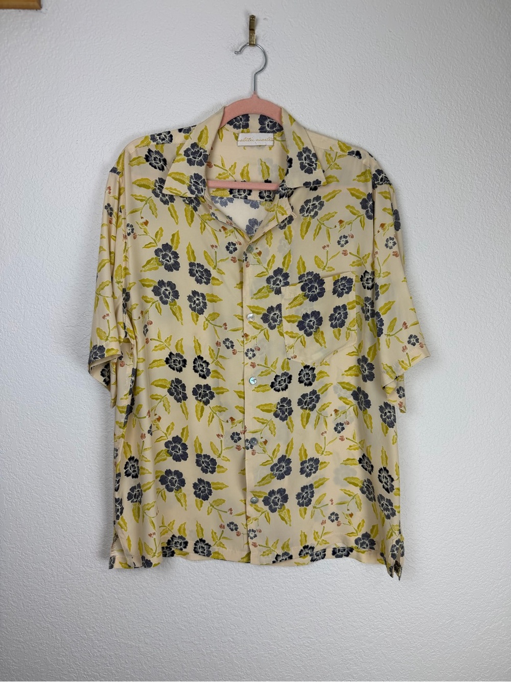 Natalie Martin Collection Kevin Shirt Jasper Shorts Matching Set Floral Silk L - Picture 6 of 15